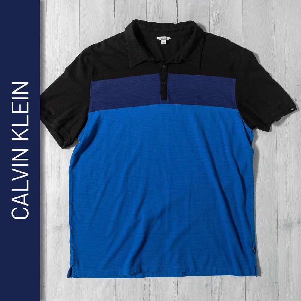 Calvin Klein CK - Men's Polo Shirt XXL